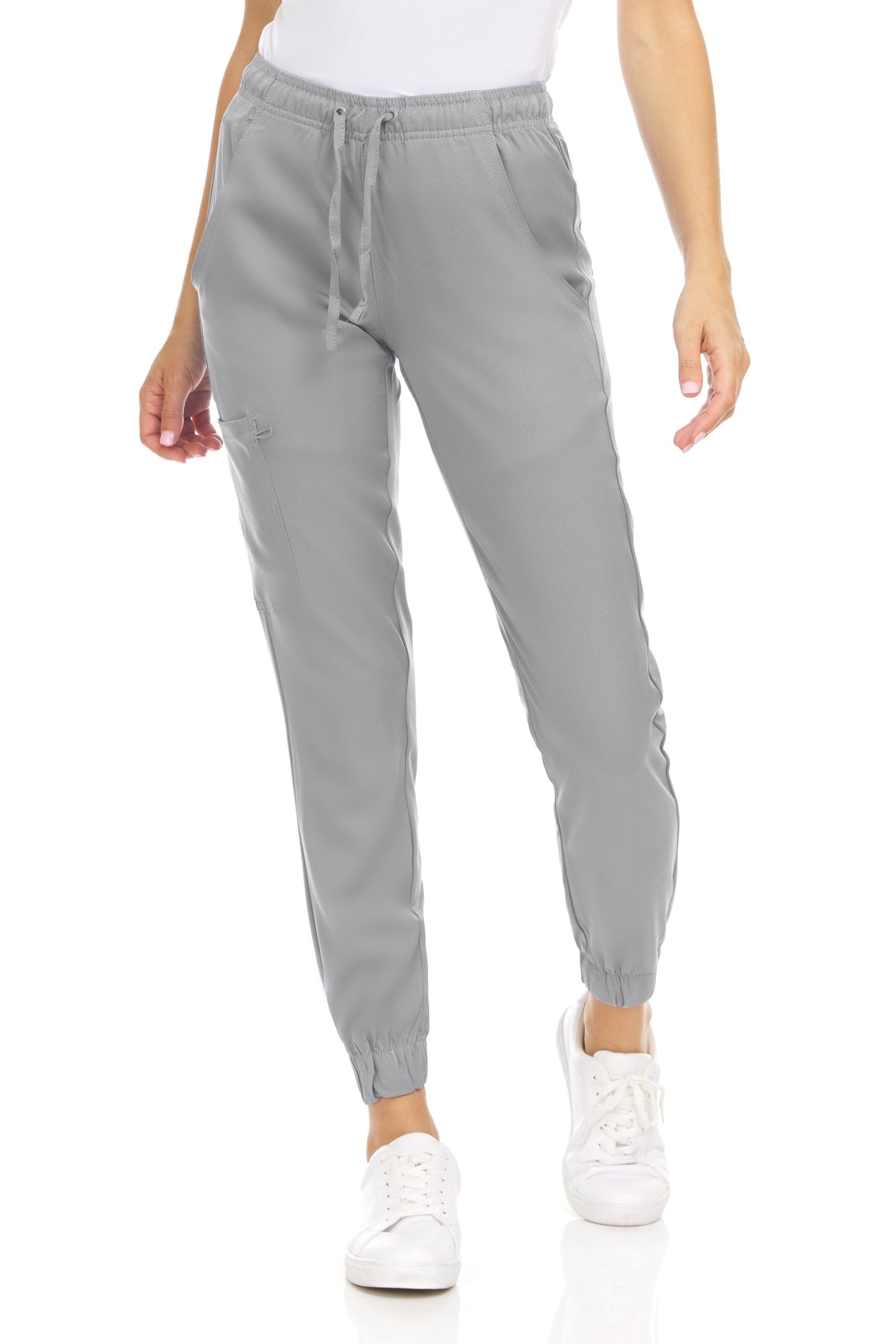 1403 Leah - Medichic Elastic Waist Cargo Jogger Pant