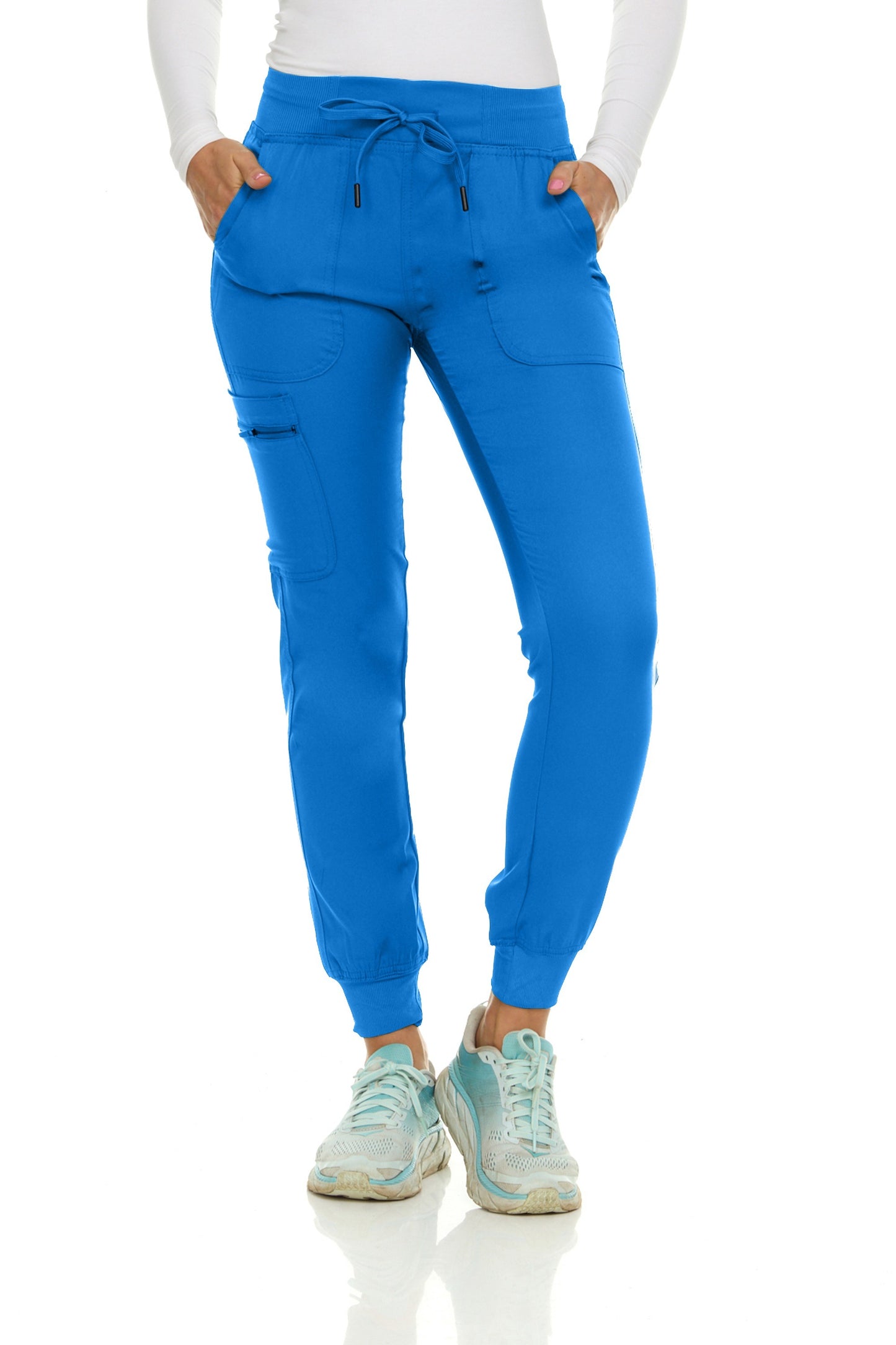 1410 - Julia - Knit Jogger With Zipper Cargo