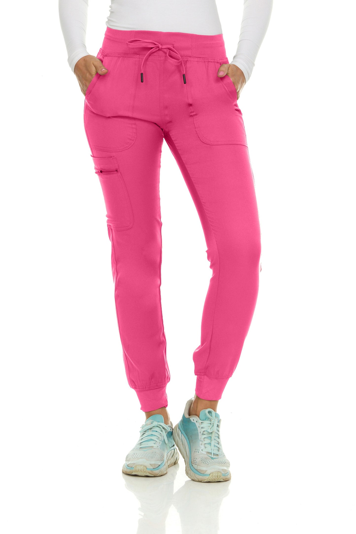 1410 - Julia - Knit Jogger With Zipper Cargo