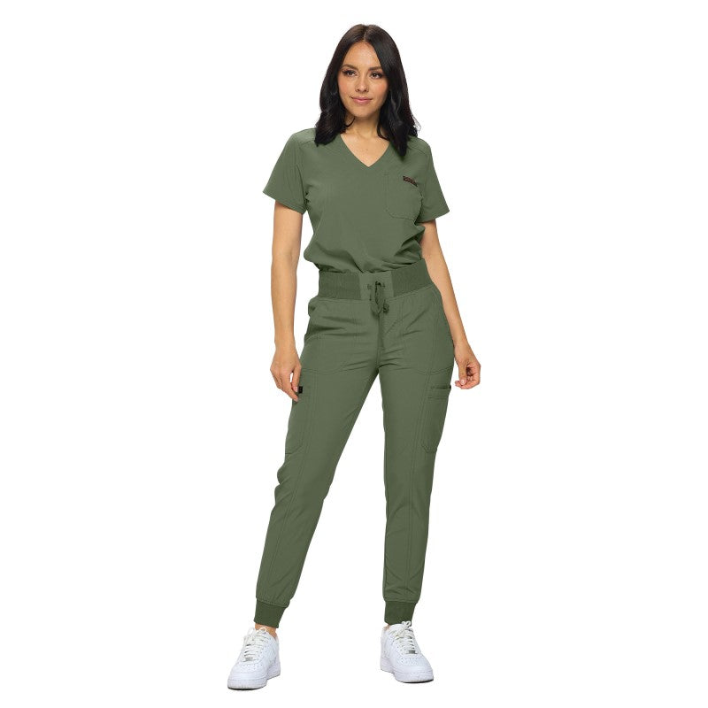 3103 - MONARCH PREMIUM STRETCH JOGGER SCRUB SET - PETITE