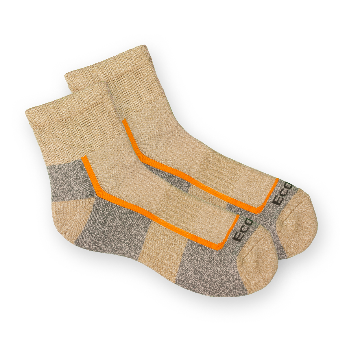 ES7138 Cutieful EcoSox Diabetic Half-Cushioned Quarter Hiker - Large