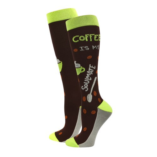 92083 Think Medical Premium Coffee Is My Soulmate Fashion Compression Sock