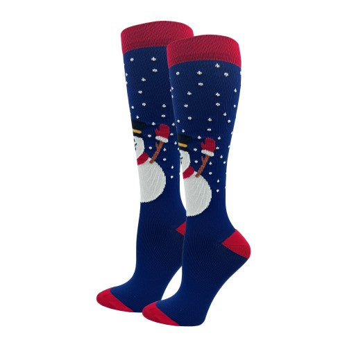 94063 Think Medical Snowman Fashion Compression Sock