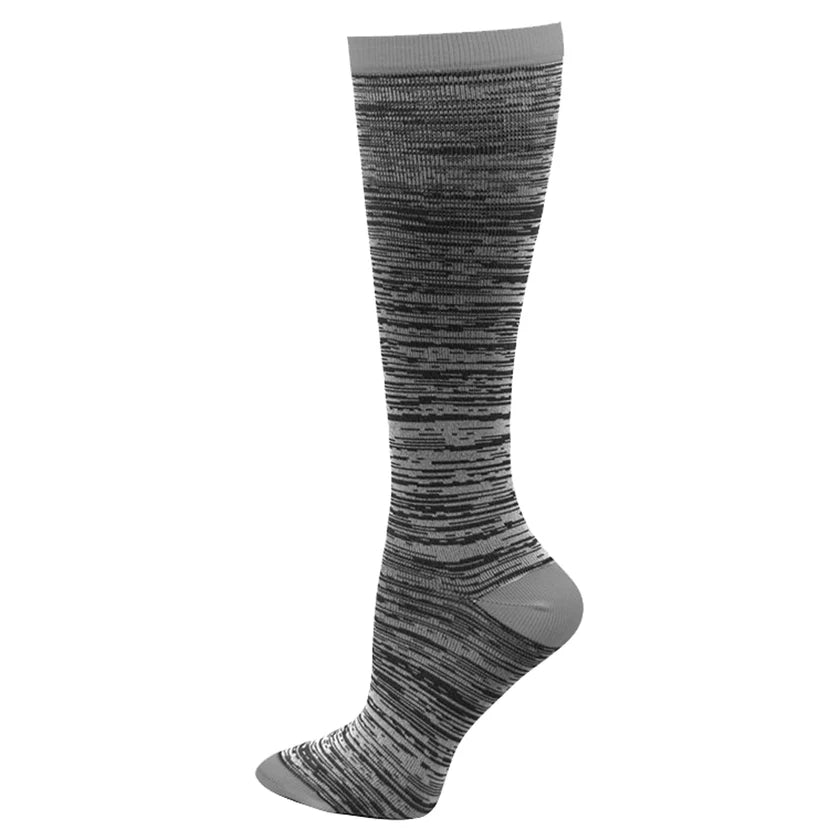94659 Think Medical Marled Compression Socks Grey