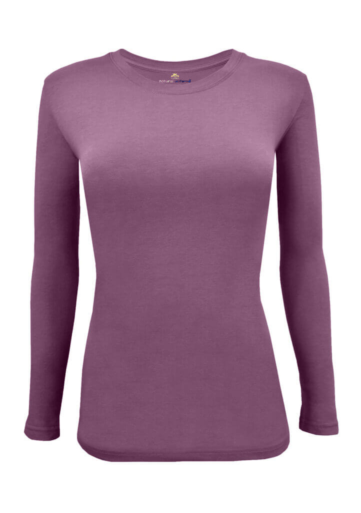 Natural Uniforms - 7160 - LONG SLEEVE UNDER SCRUB STRETCH CREW NECK T-SHIRT