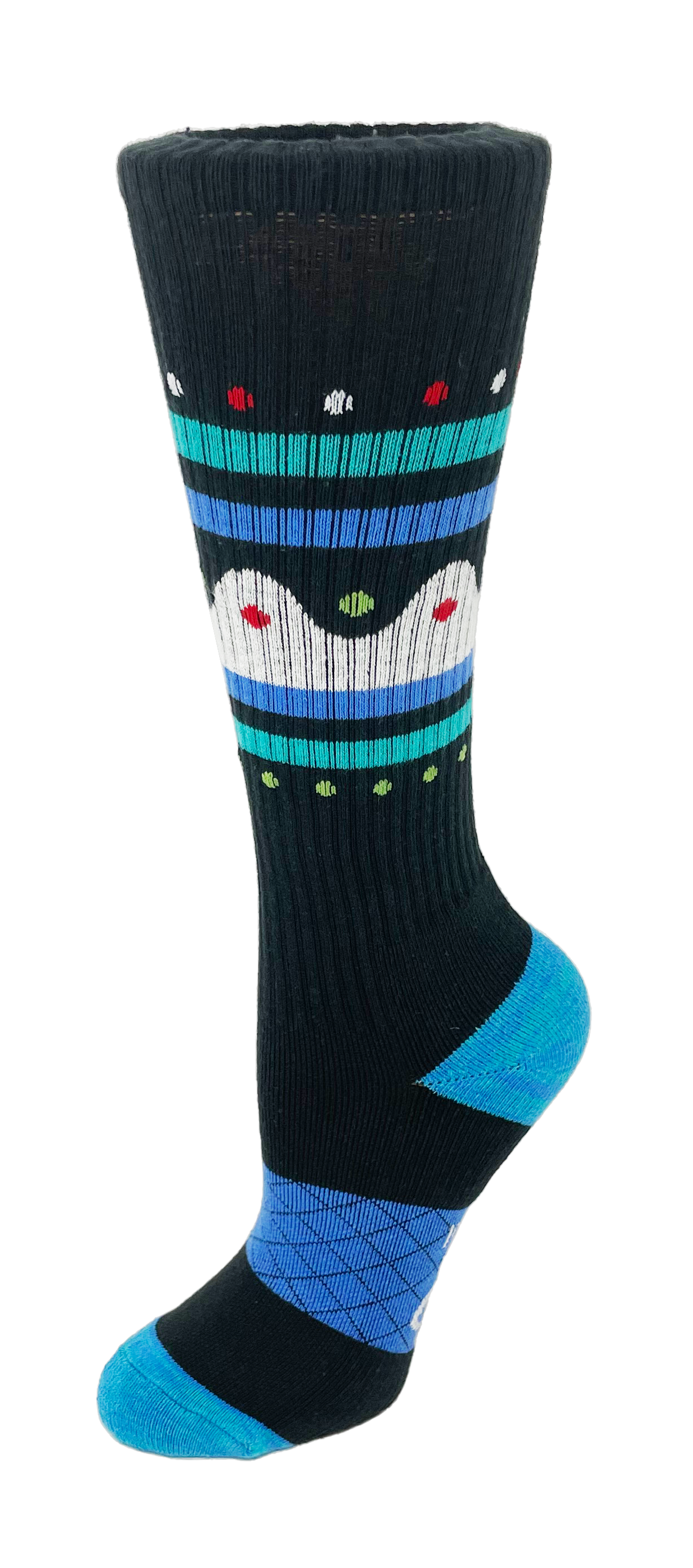 1520 - Gray Platinum - Knit Compression Socks Cutieful