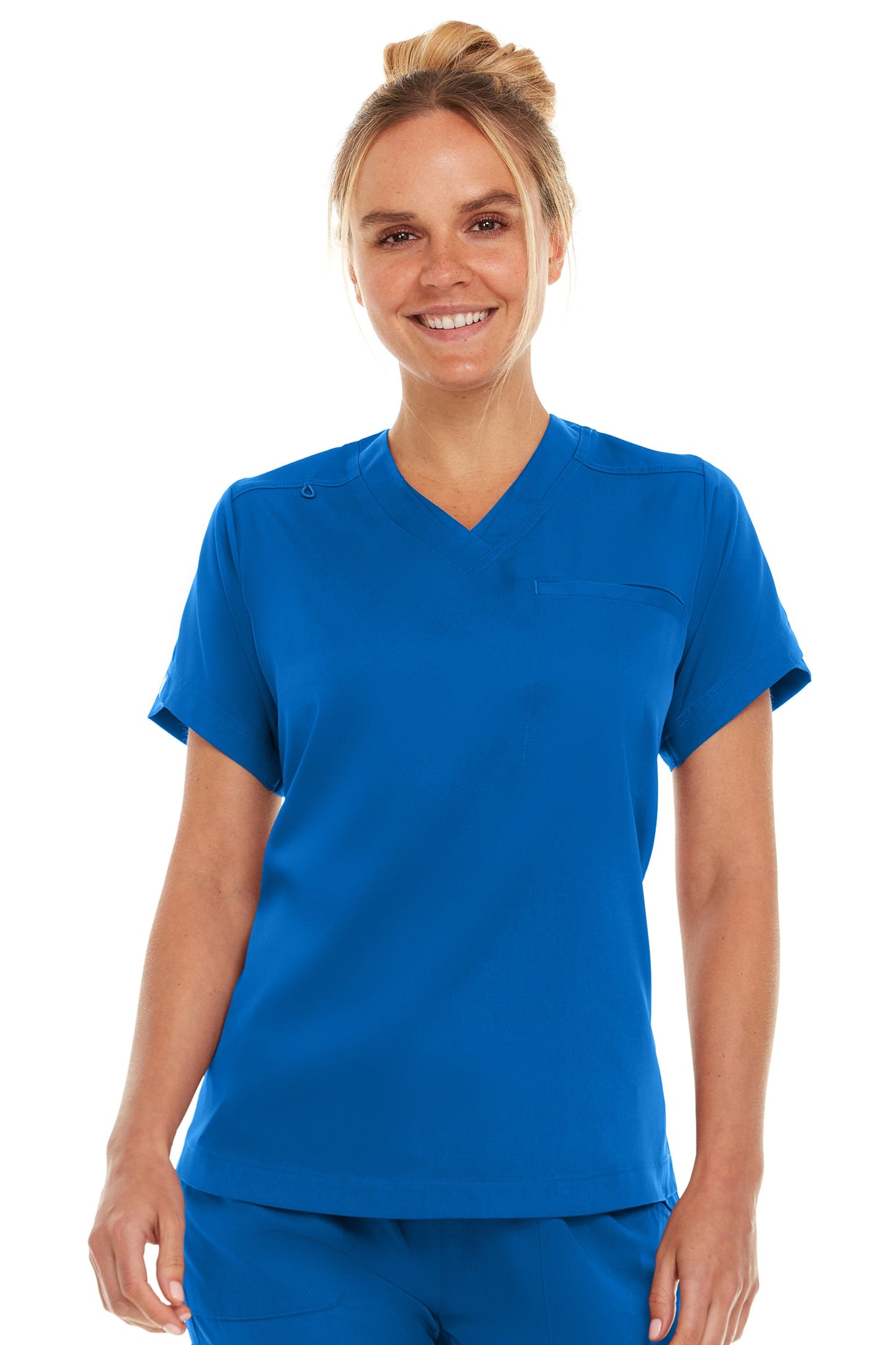 4135 - Kim - V-Neck Tuck In Scrub Top