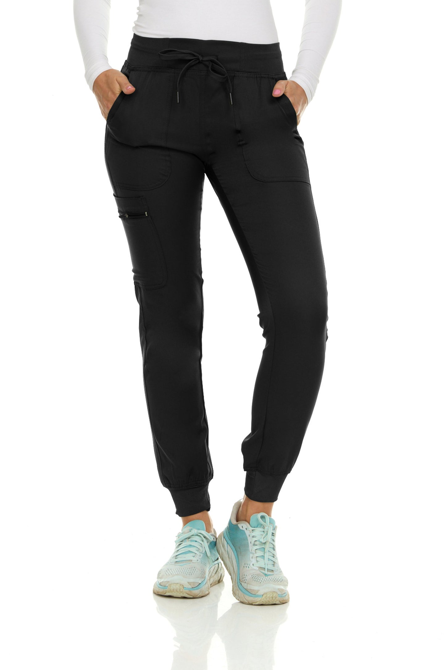 Knit Jogger With Zipper Cargo