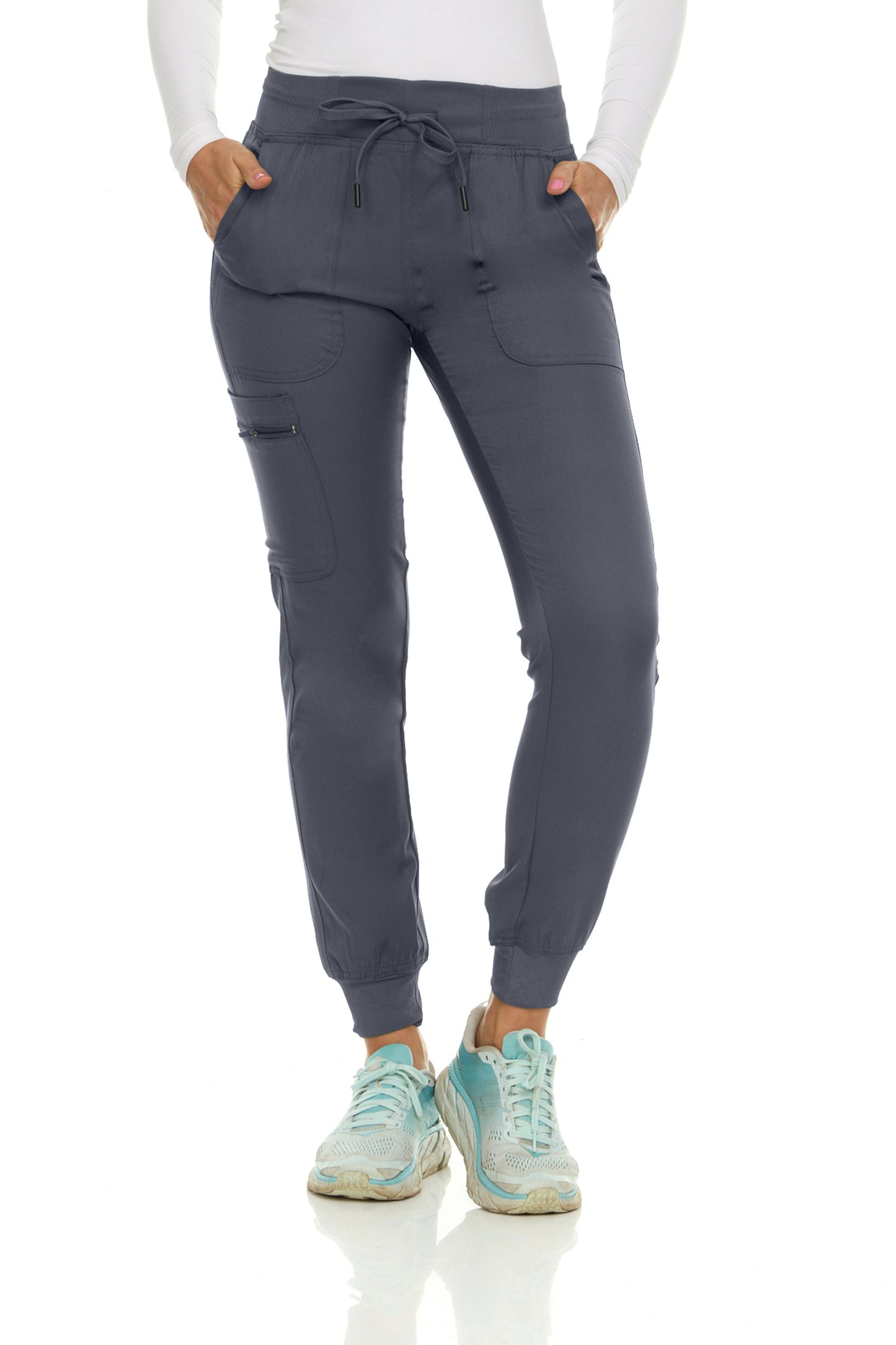 Knit Jogger With Zipper Cargo