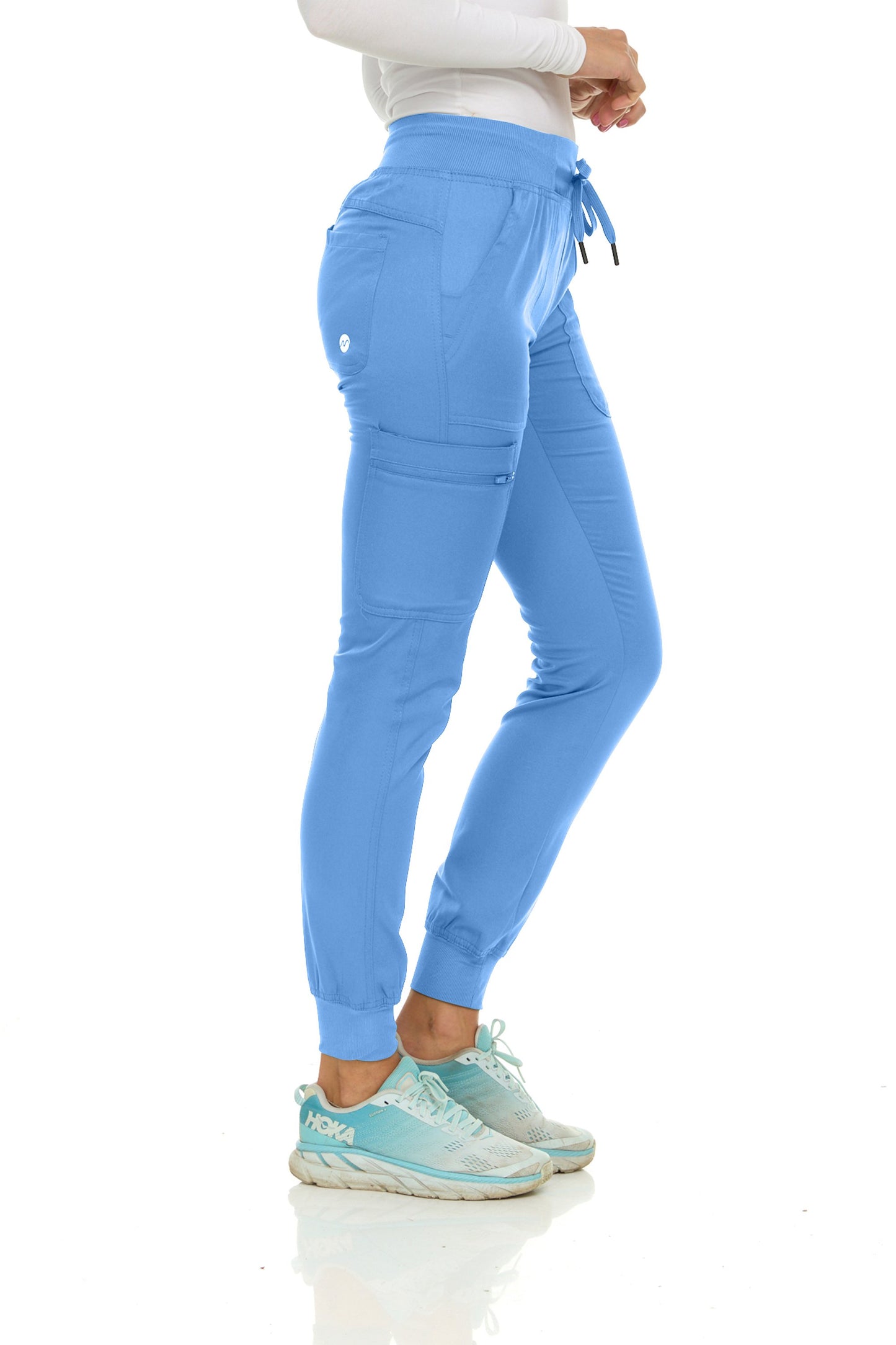 Knit Jogger With Zipper Cargo