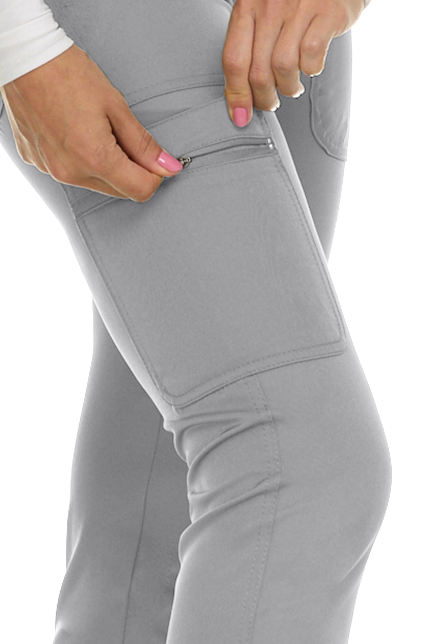Knit Jogger With Zipper Cargo
