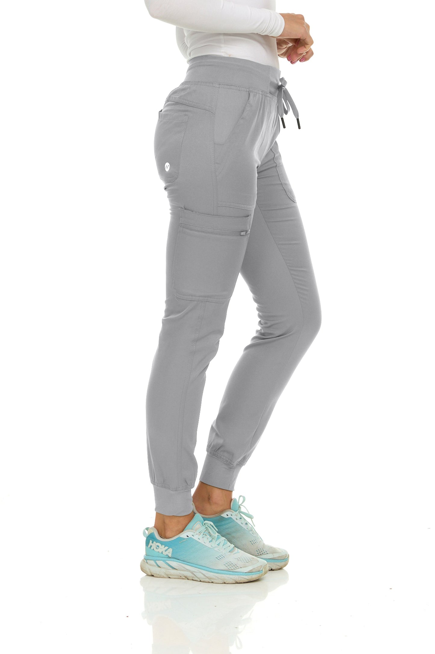 Knit Jogger With Zipper Cargo