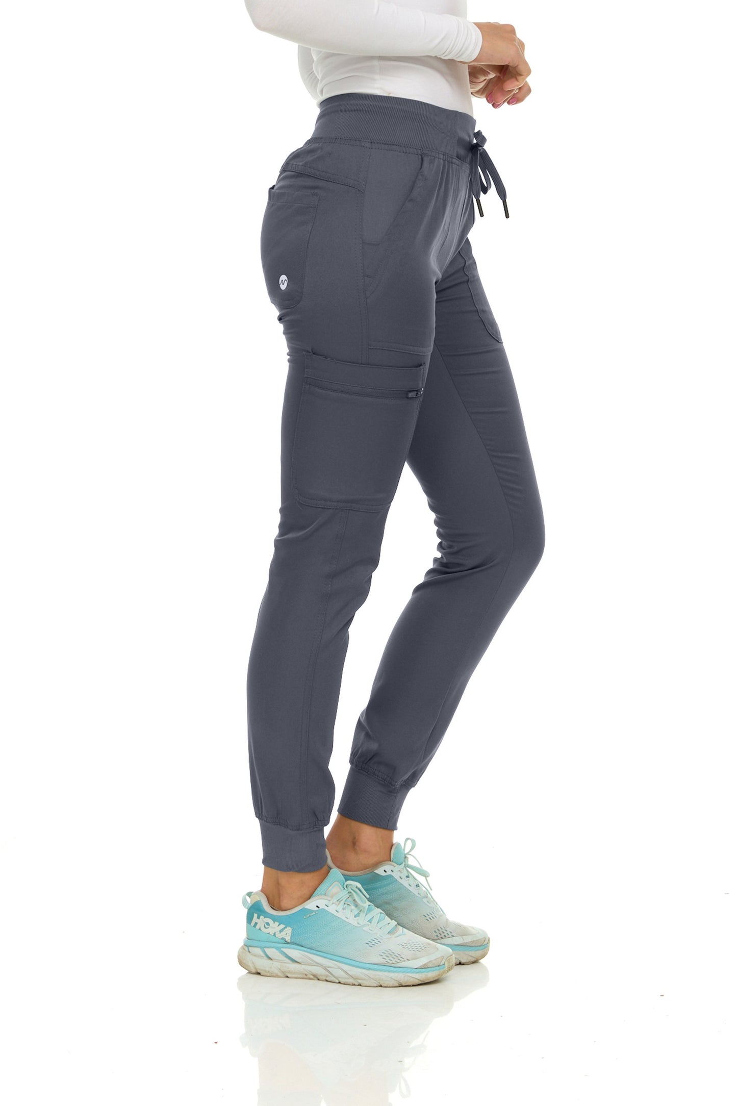Knit Jogger With Zipper Cargo