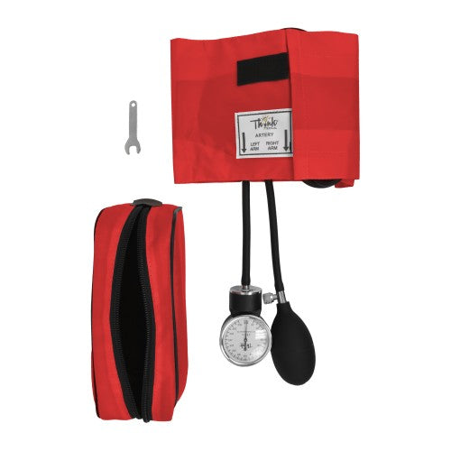 92077 Think Medical Adult Aneroid Sphygmomanometer-Red