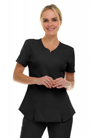 4137 - Holly - Two Pocket V-Neck Top