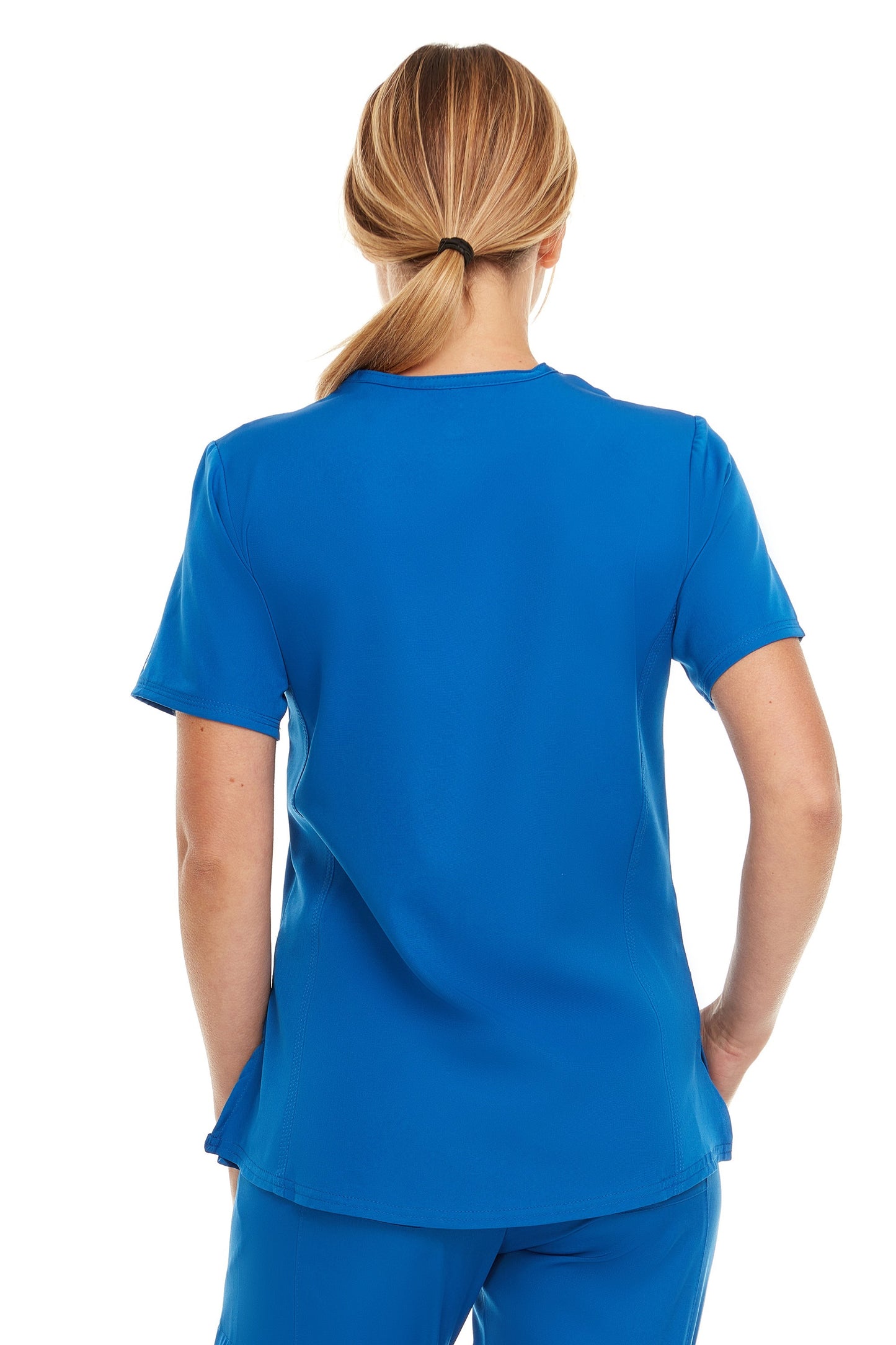 4136 - Ruth - V-Neck Zipper Top