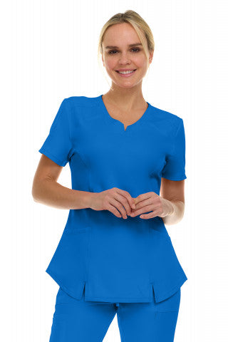 4137 - Holly - Two Pocket V-Neck Top