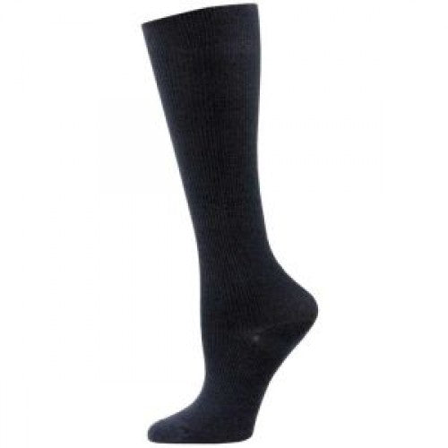 01656 Think Medical Solid Black Compression Sock - XL