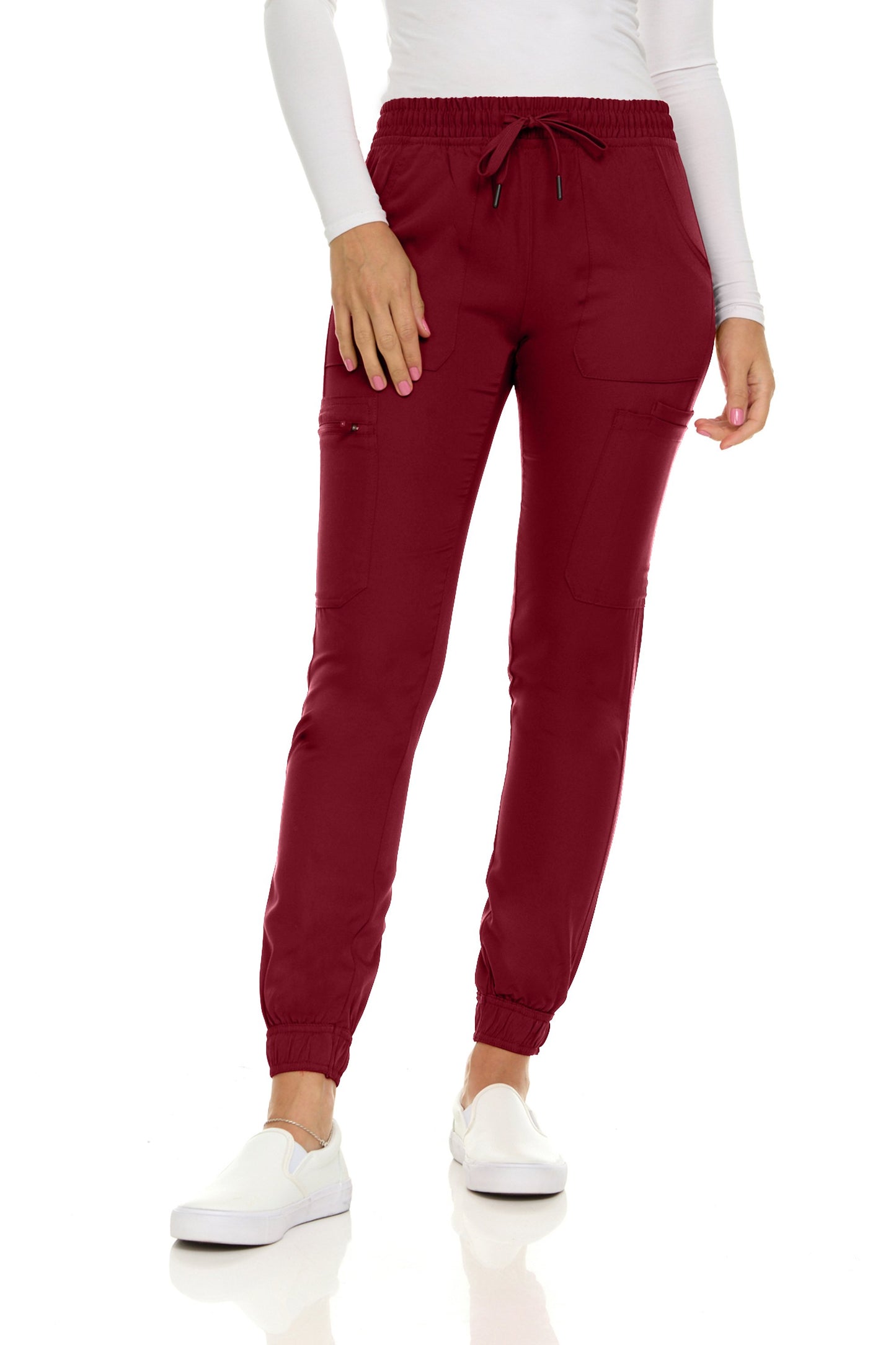 1401.2 Penny Medichic Women's Elastic Waistband Jogger Scrub Pant Tall