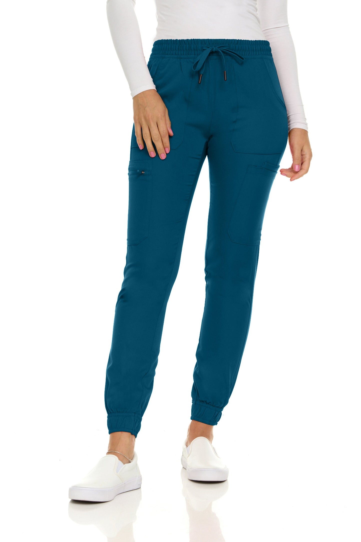 1401.2 Penny Medichic Women's Elastic Waistband Jogger Scrub Pant Tall