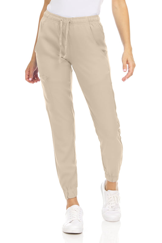 1403 Leah - Medichic Elastic Waist Cargo Jogger Pant