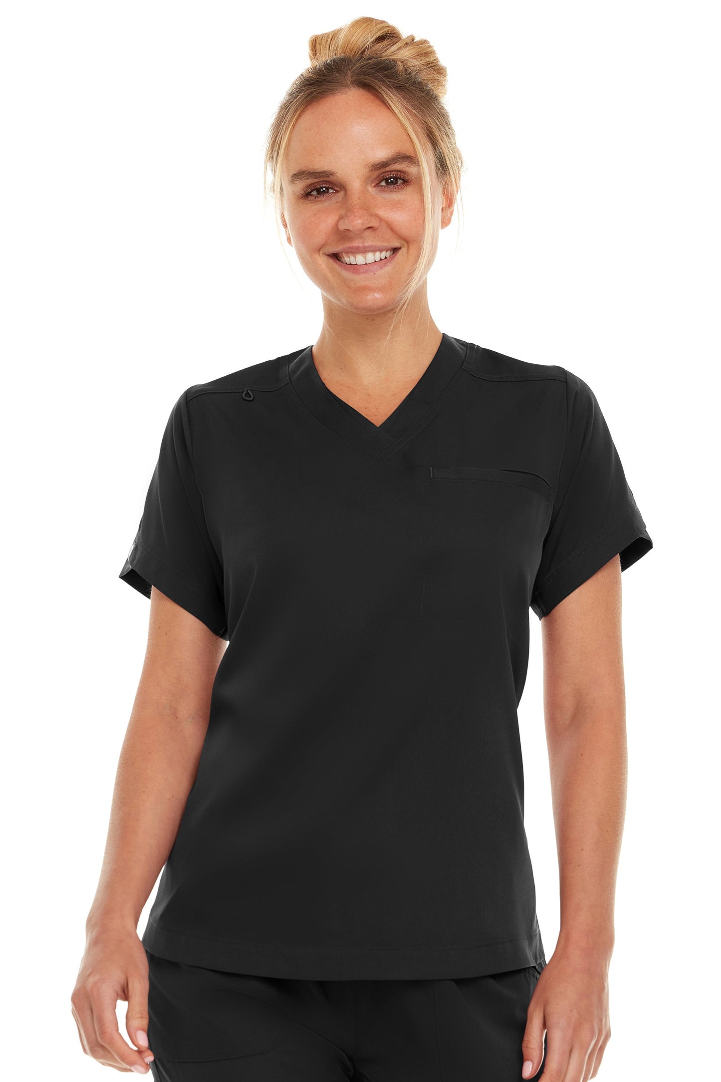 4135 - Kim - V-Neck Tuck In Scrub Top