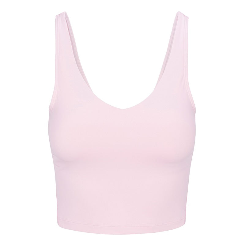 6150 - WOMEN’S LONGLINE WIREFREE PADDED MEDIUM SUPPORT SPORTS BRA