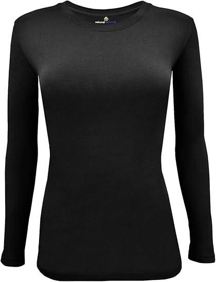 Natural Uniforms - 7160 - LONG SLEEVE UNDER SCRUB STRETCH CREW NECK T-SHIRT