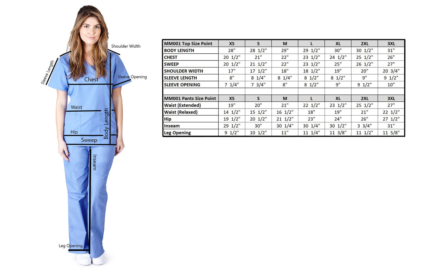3030- MM001 - WOMEN'S MOCK WRAP SCRUB SET