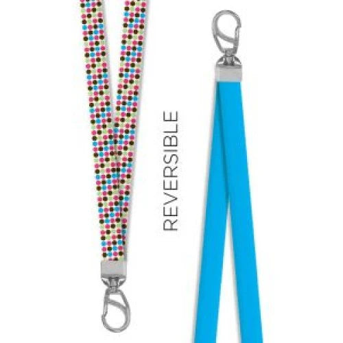 94602 Think Medical Polka Dot Reversible Lanyard