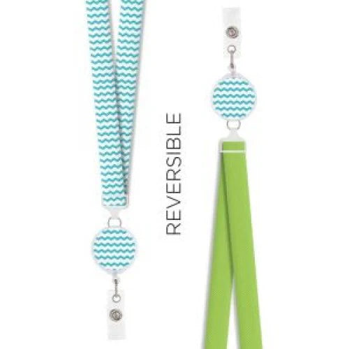 94608 Think Medical Reversible Badge Reel Lanyard-Chevron