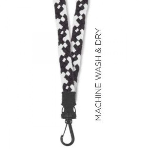 94614 Think Medical Wash' N Dry Stretch Lanyard - Black