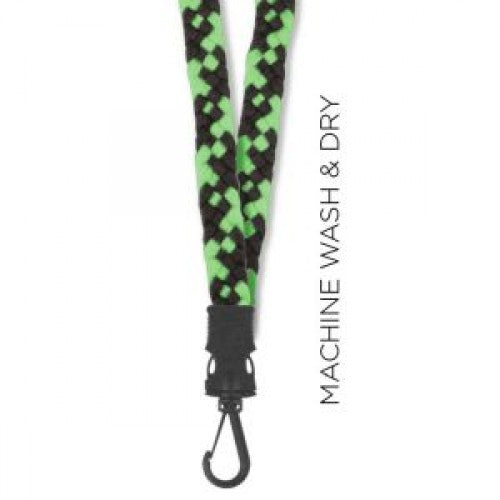 94617 Think Medical Wash' N Dry Stretch Lanyard - Lime