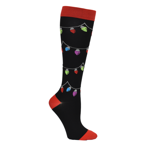 94767 Think Medical Premium Merry Lights Fashion Compression Sock