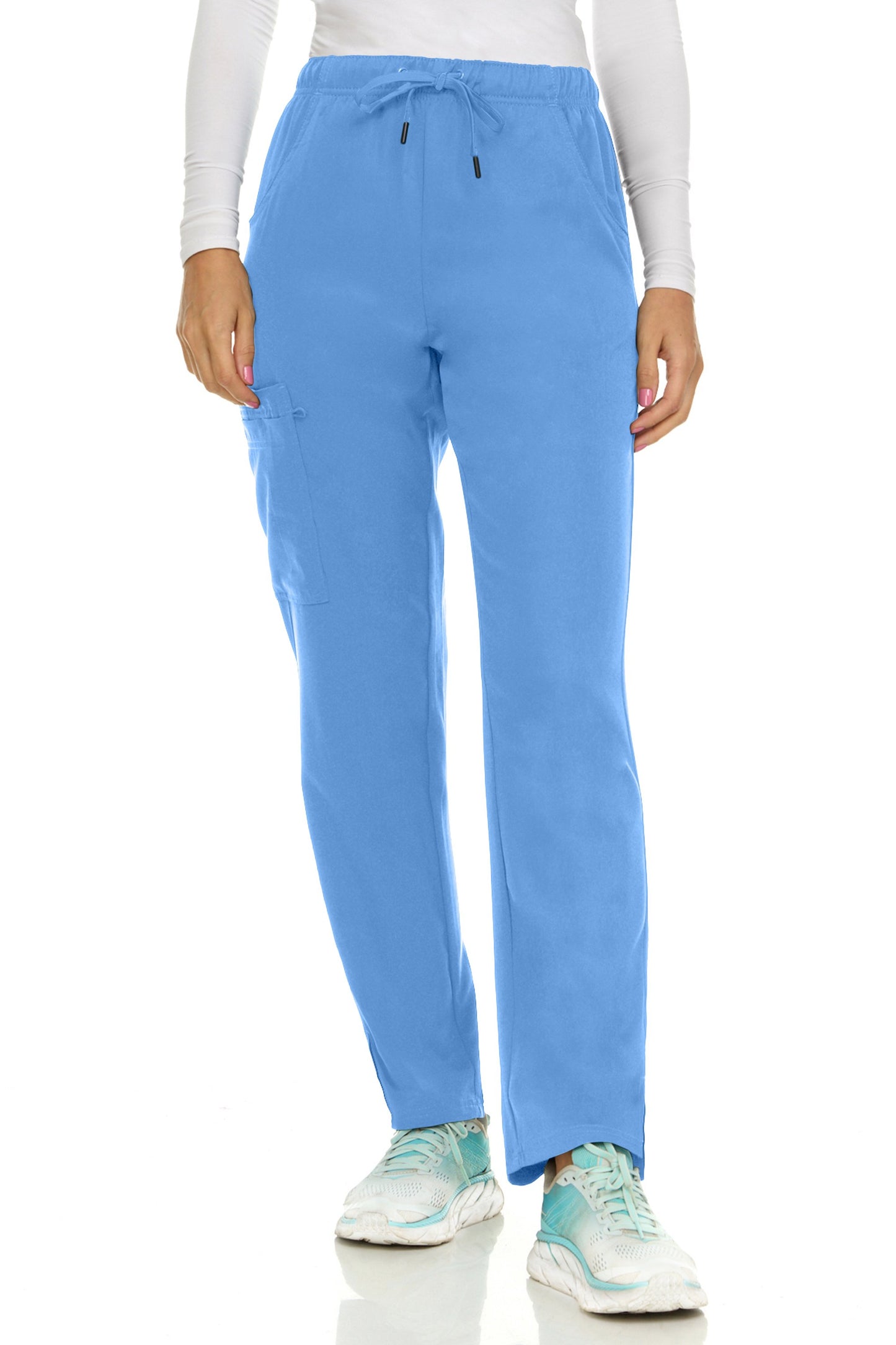 1108 - Joelle - Elastic Drawstring Cargo Pant