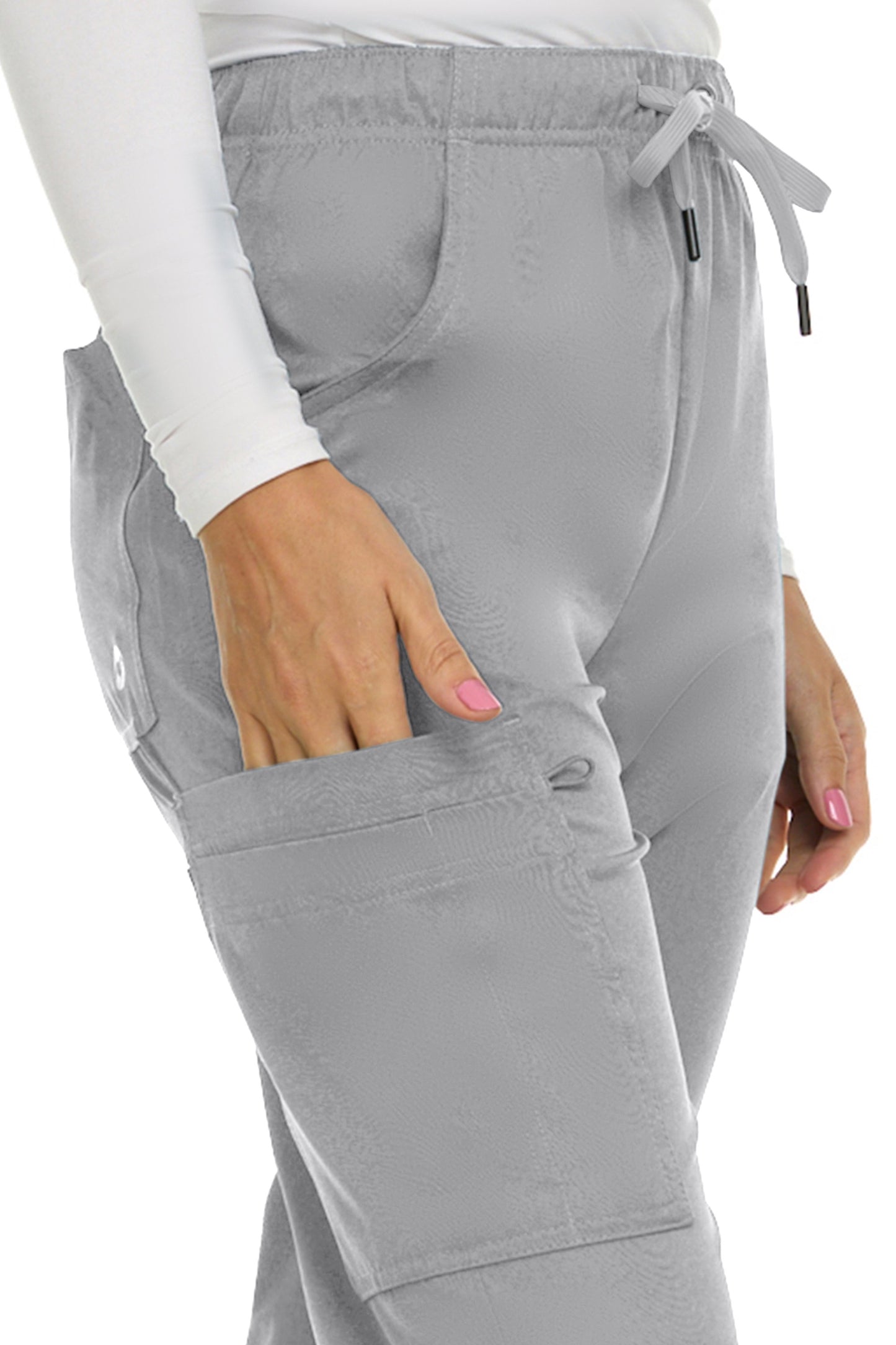 1108 - Joelle - Elastic Drawstring Cargo Pant