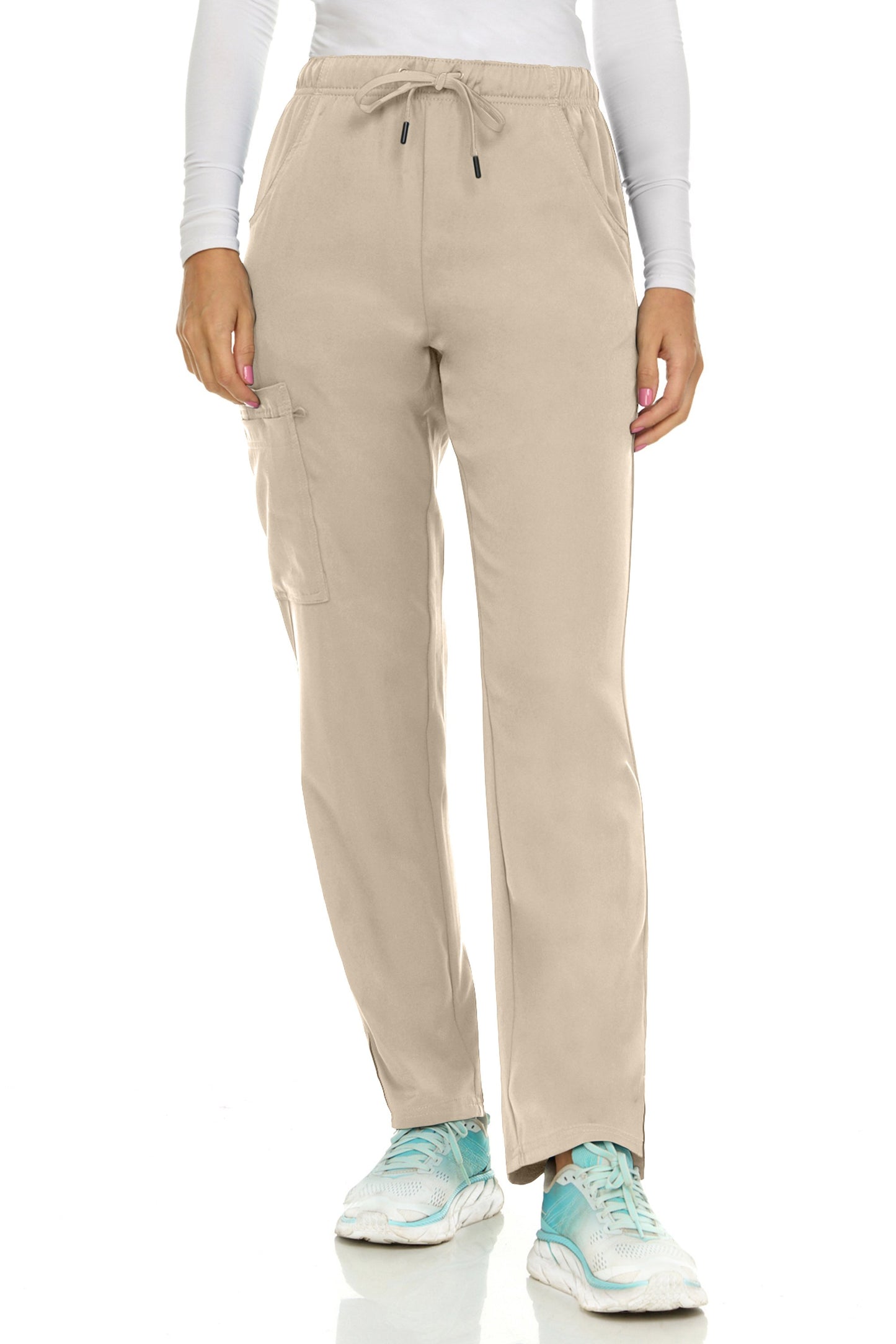 1108 - Joelle - Elastic Drawstring Cargo Pant