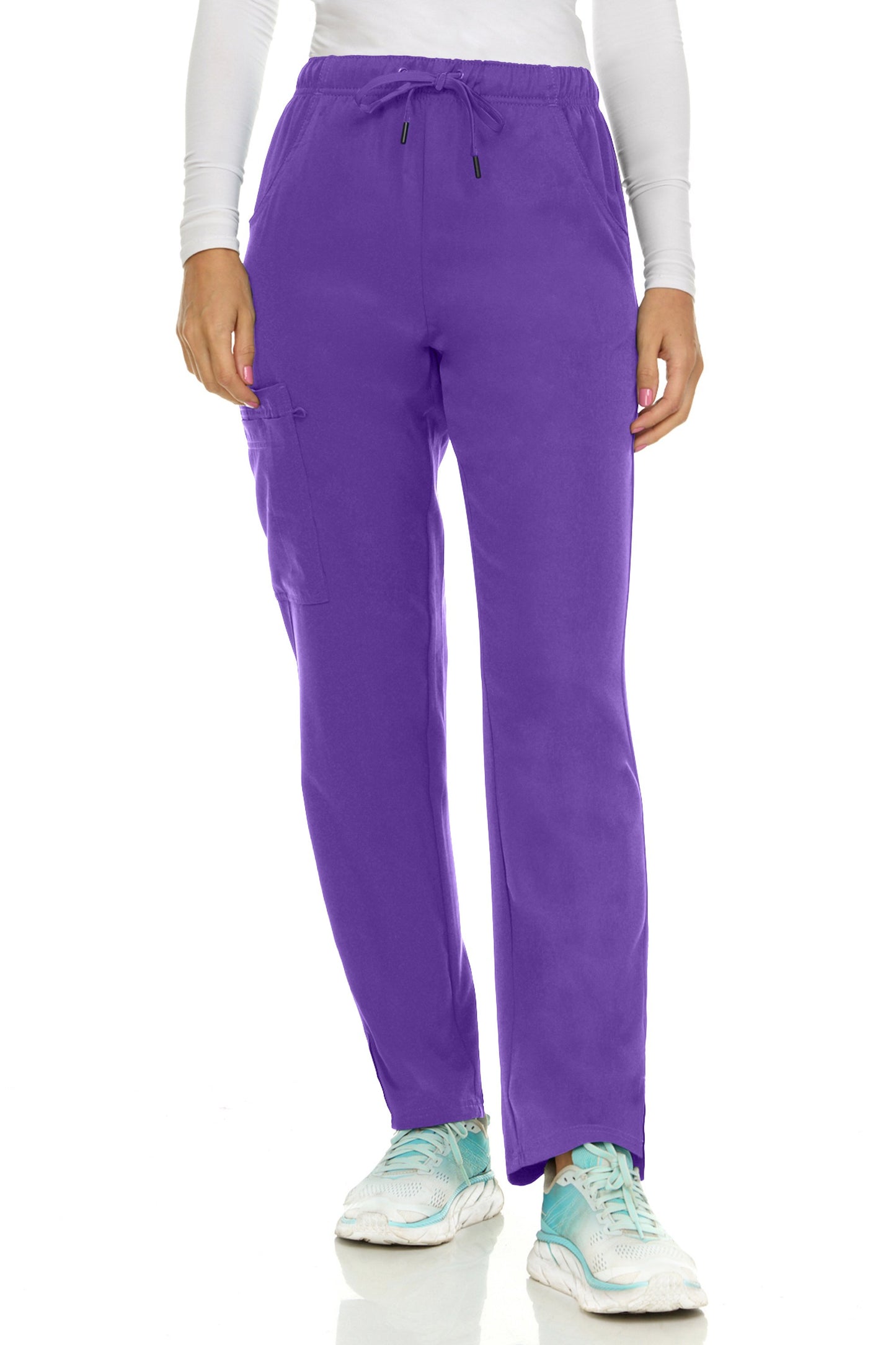 1108 - Joelle - Elastic Drawstring Cargo Pant