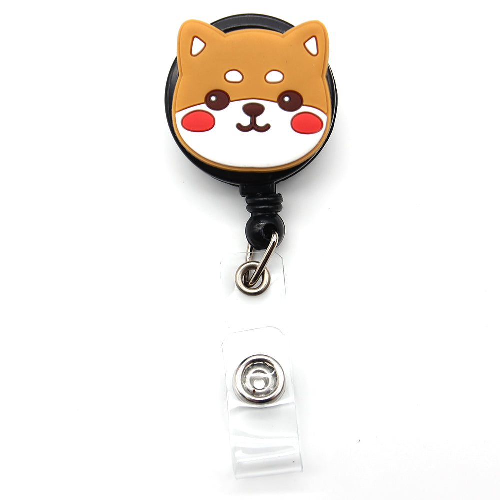 CU-528 Fox - Cutieful Rubber Retractable Badge Reels