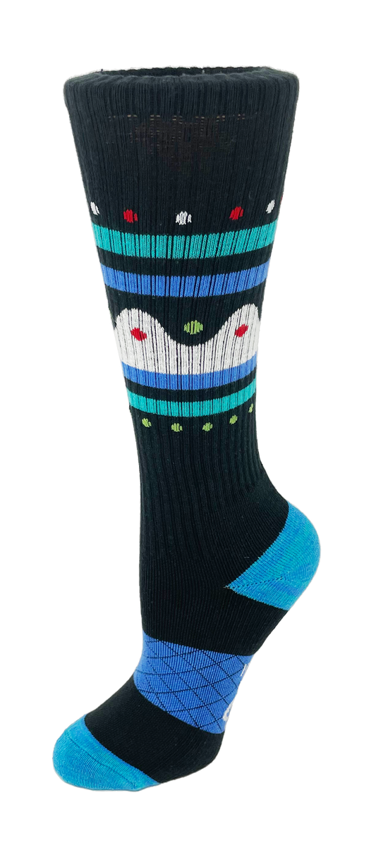 1520 - Gray Platinum - Knit Compression Socks Cutieful