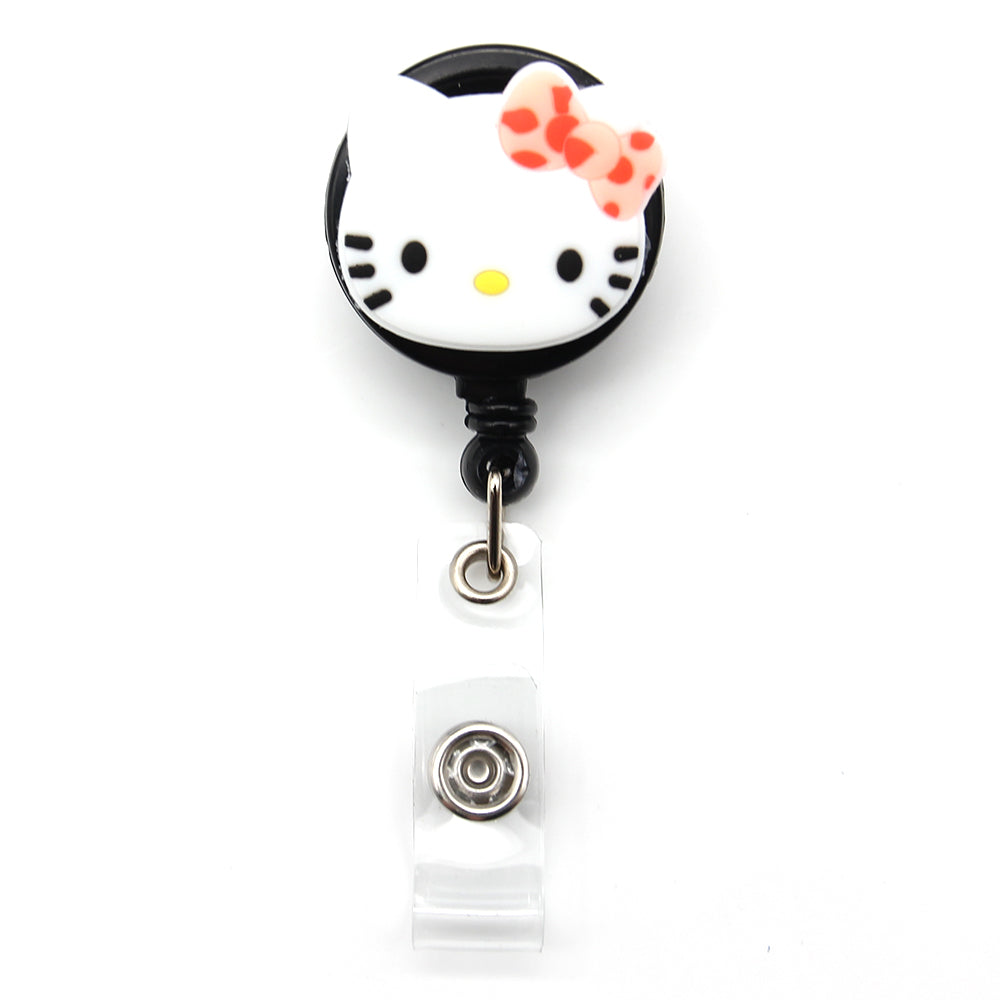 CU-531 Hello Kitty - Cutieful Rubber Retractable Badge Reels