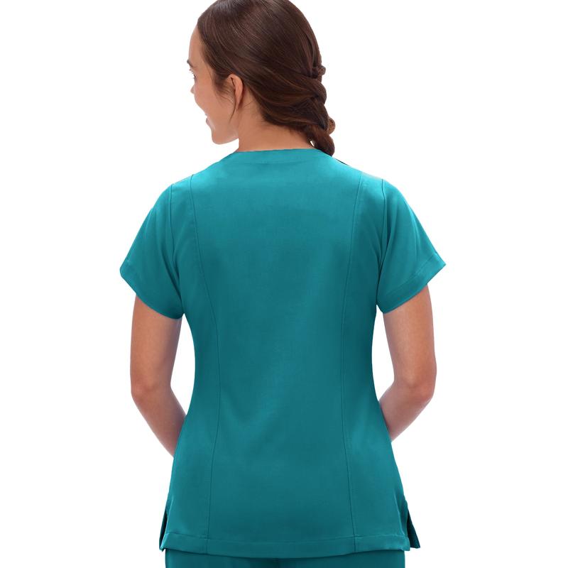 2306 Jockey® Ladies Mock Wrap Top