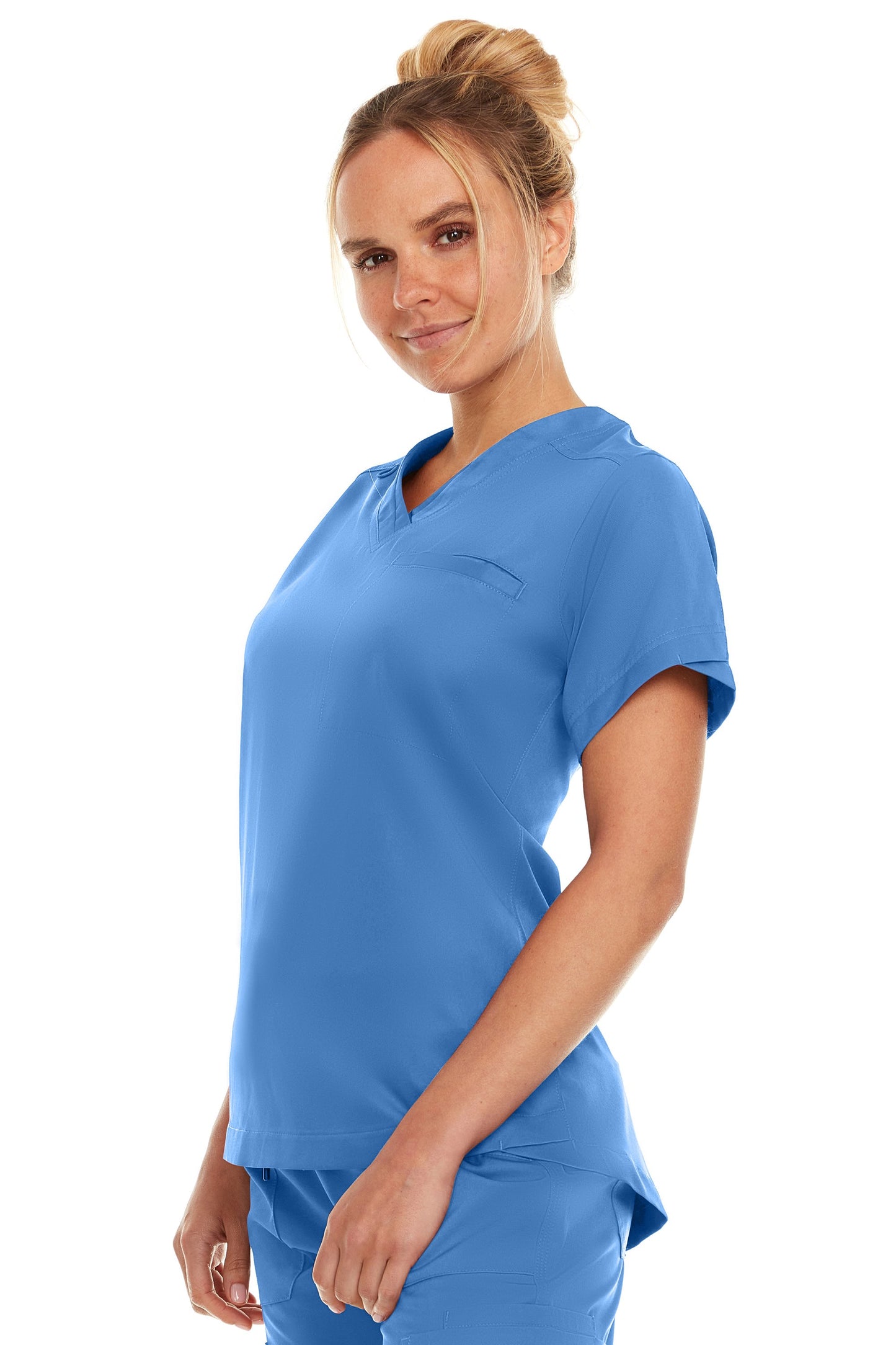 4135 - Kim - V-Neck Tuck In Scrub Top