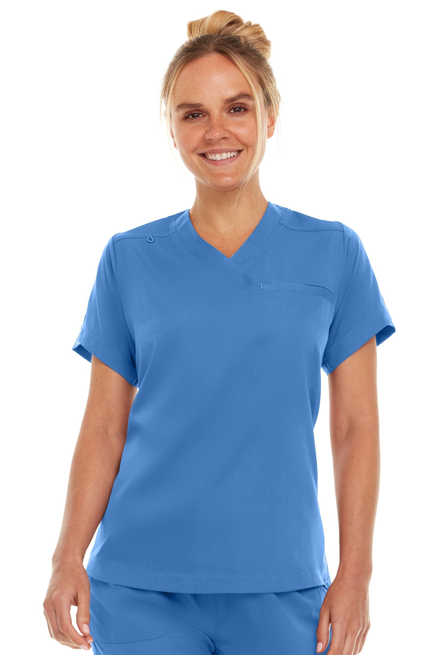 4135 - Kim - V-Neck Tuck In Scrub Top