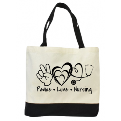 92192 Think Medical ND "Peace Love Nursing" Tote