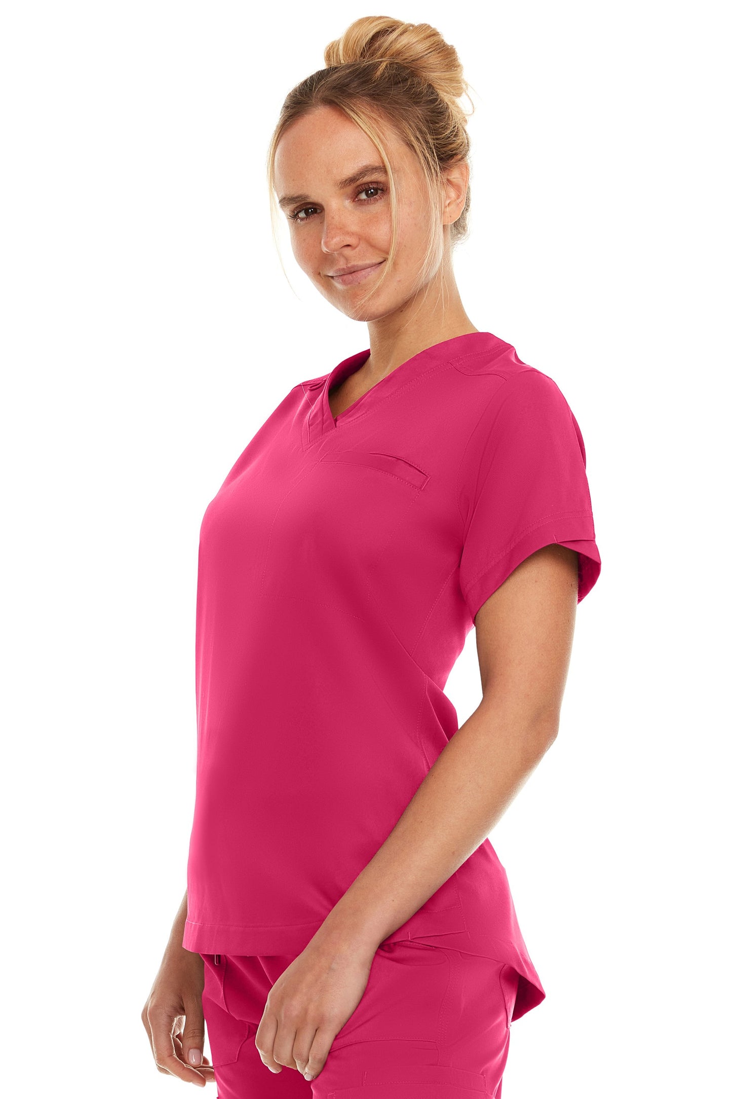 4135 - Kim - V-Neck Tuck In Scrub Top