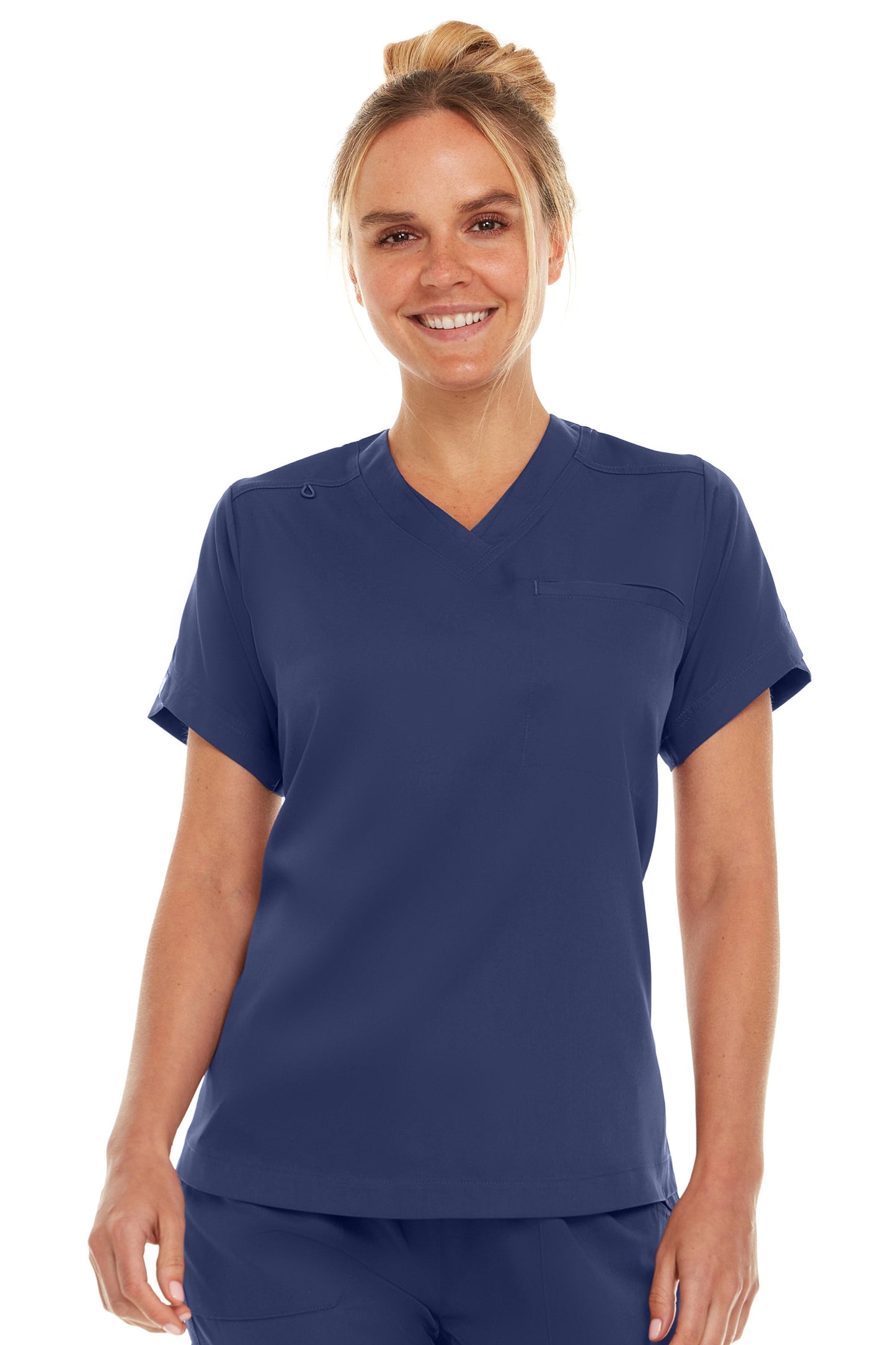 4135 - Kim - V-Neck Tuck In Scrub Top