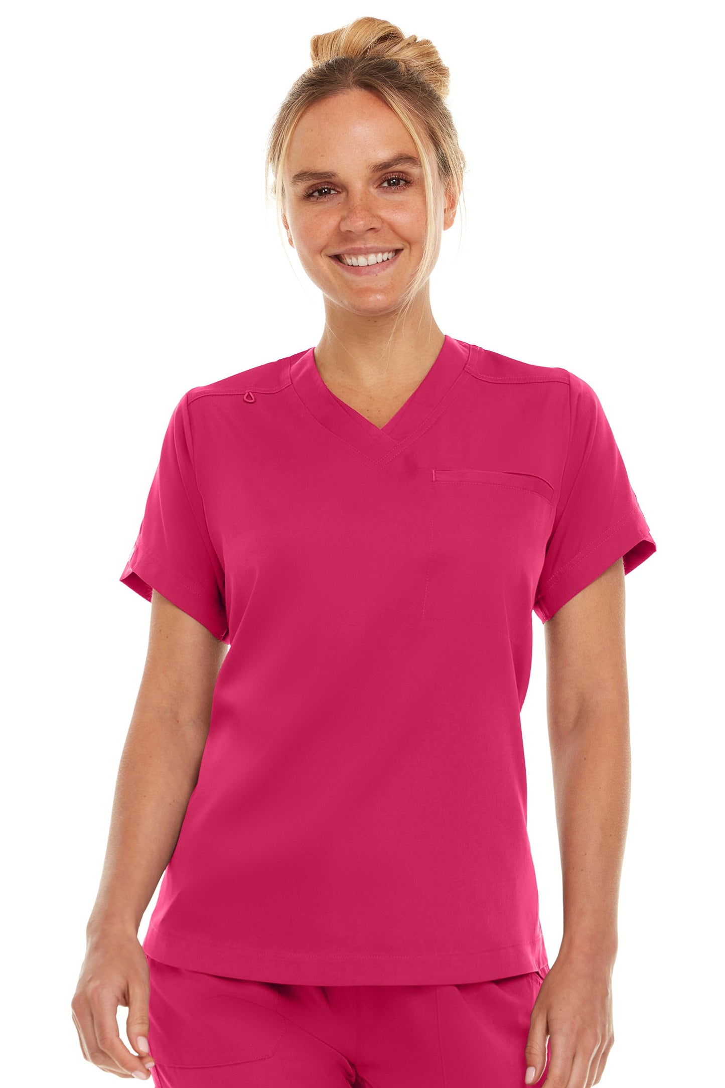 4135 - Kim - V-Neck Tuck In Scrub Top